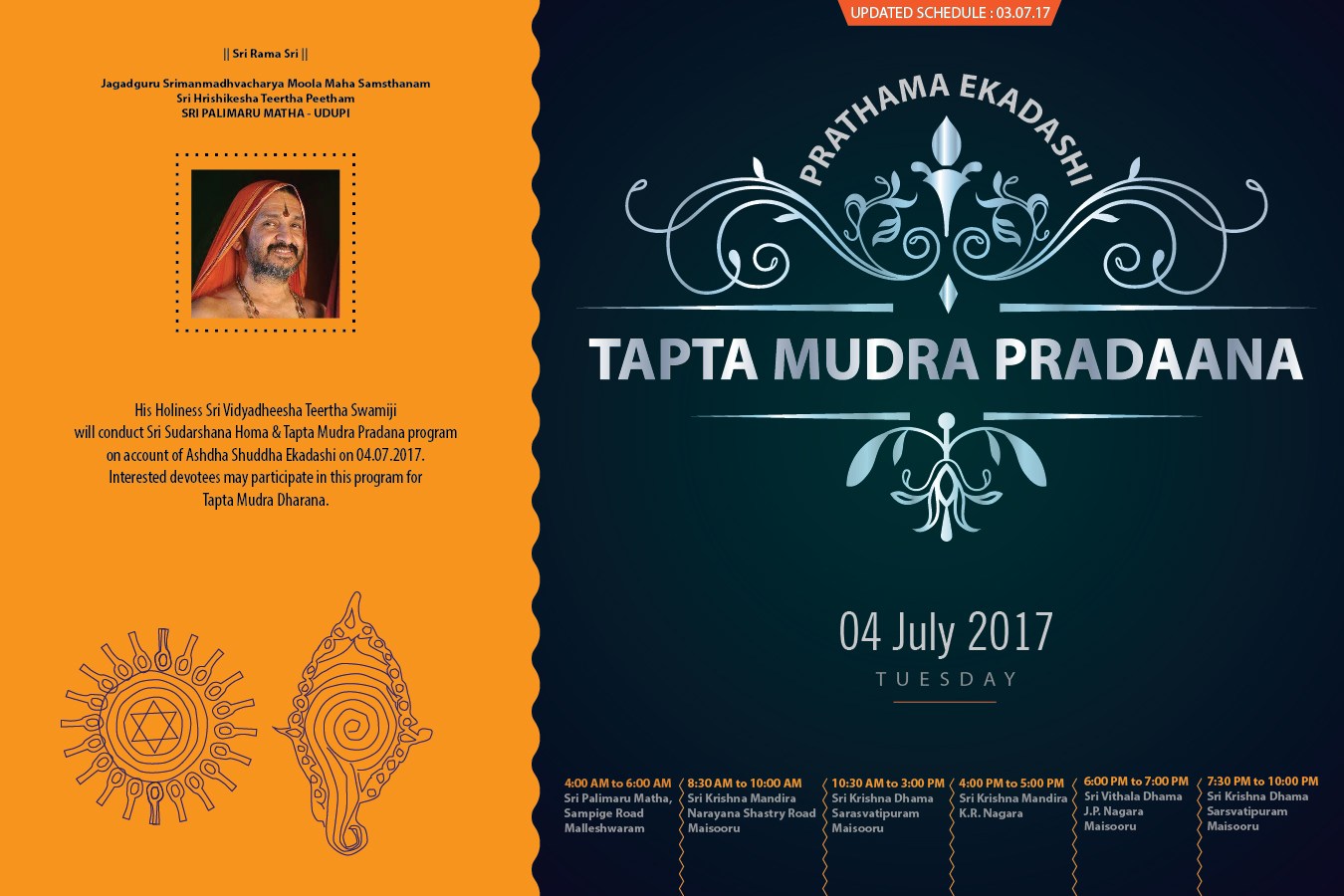 Tapta Mudra Dharana 